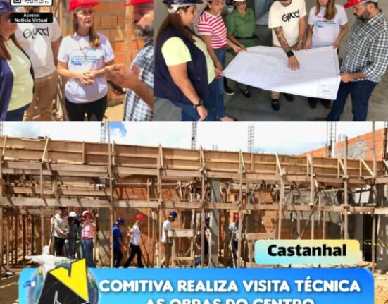 Comitiva realiza visita técnica as obras do Centro Especializado em Reabilitação IV